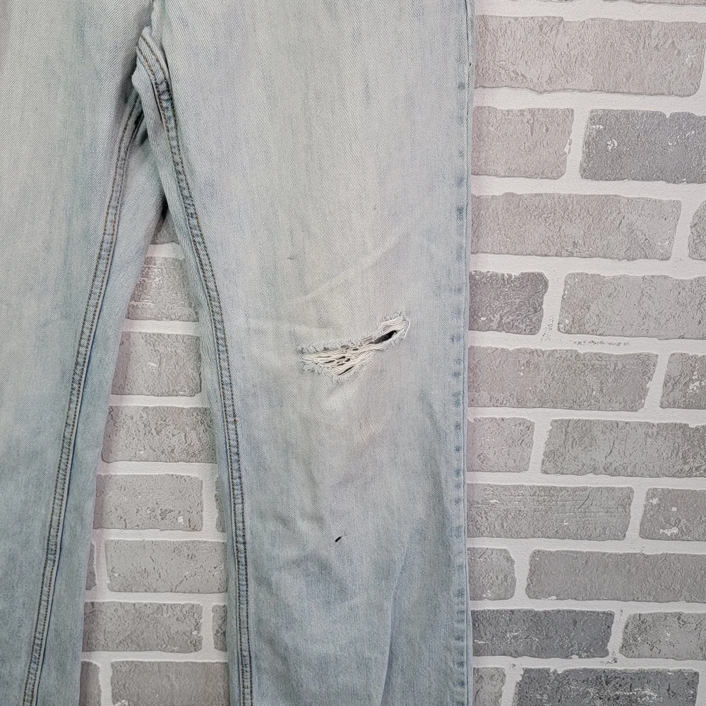 Aeropostale Benton Original Bootcut Wide Leg Thrashed Denim Jeans Men's Size 32 - Picture 5 of 16